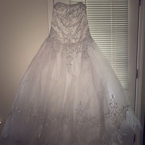 David’s Bridal wedding dress